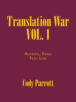 cover image of Translation War Volume 1